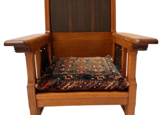 Arts & Crafts Art Nouveau Armchair by Carel Adolph Lion Cachet, 1900s